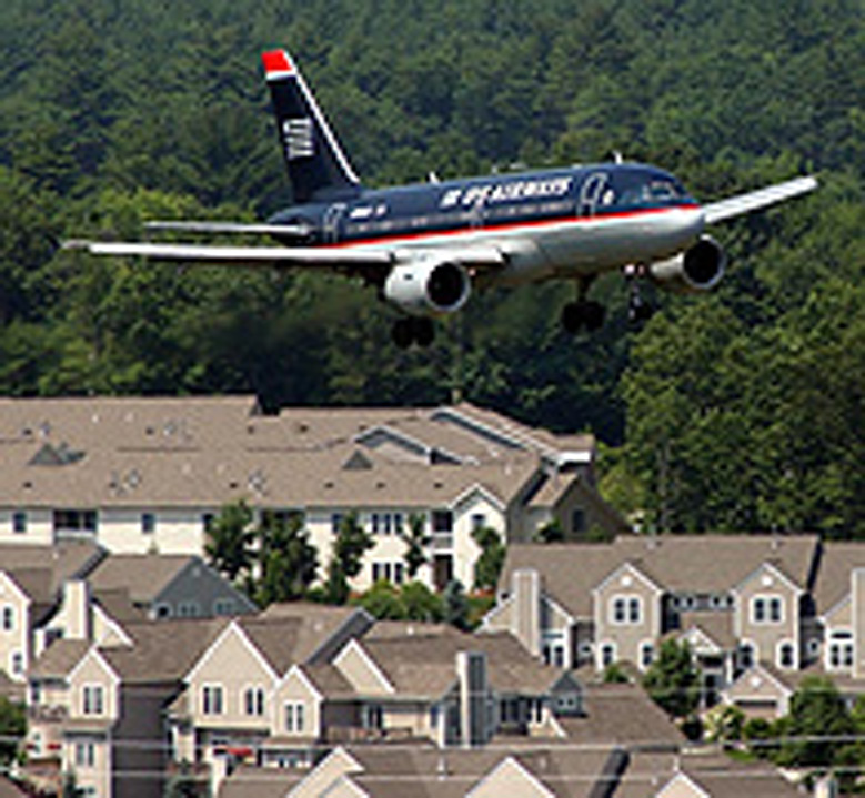 U.S. Airways photo enlarged from a small original